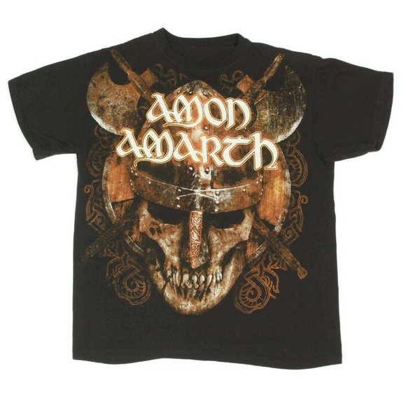 Amon Amarth War of the Gods Metal Concert Tour Music Band T-Shirt Large - 259 - Picture 1 of 4